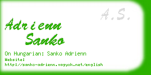 adrienn sanko business card